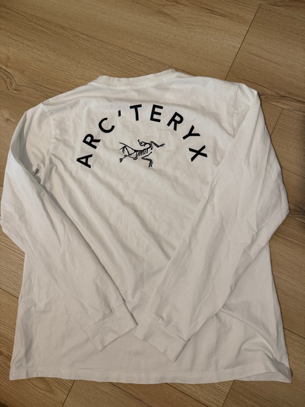 Womens Arcteryx white long sleeve size L